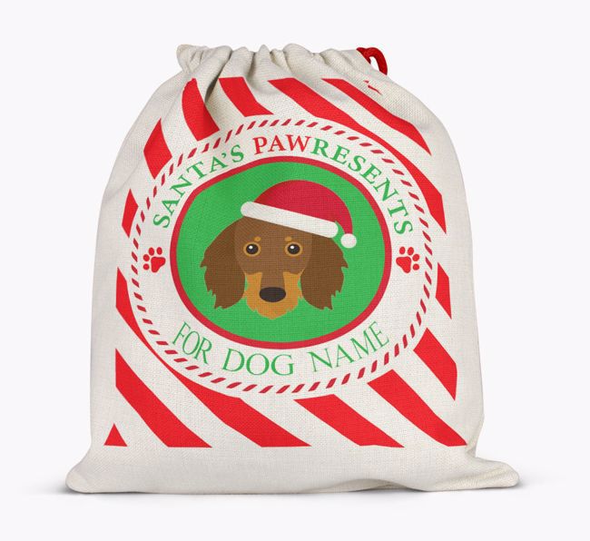 Santa Sack 'Pawresents' - Personalized for Your {breedFullName}